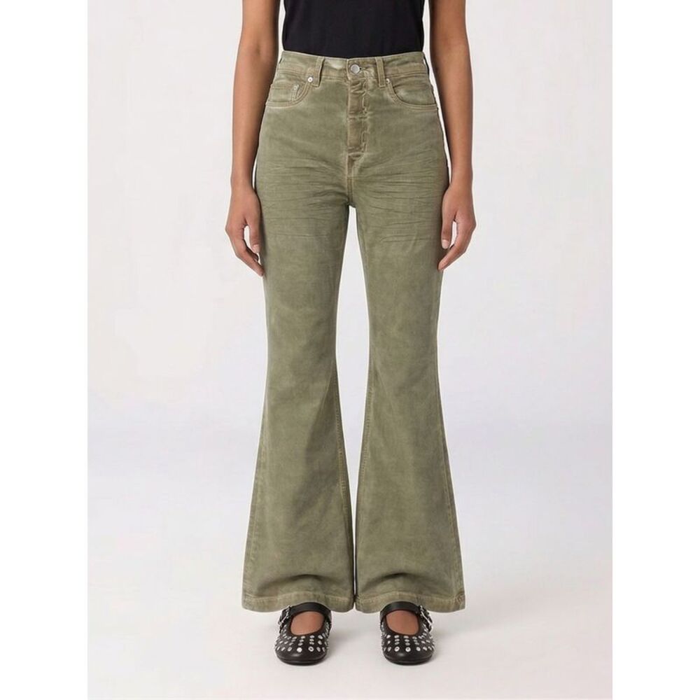 Rick Owens Drkshdw Women Bolan Flare Jeans Rick Owens Drkshdw In Stretch Denim